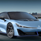 An image of the front quarter of the Hyper SSR from GAC Aion.